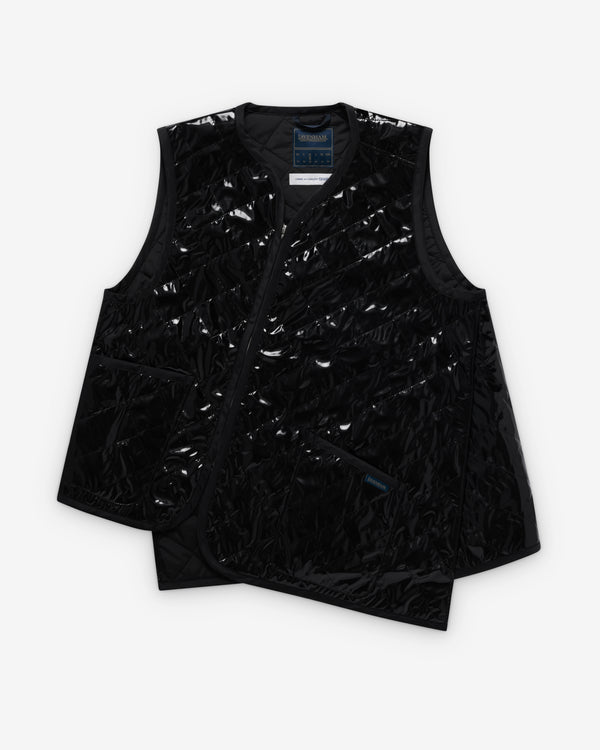 CDG Shirt - Men's Lavenham Bias Quilted Vest - (Black)