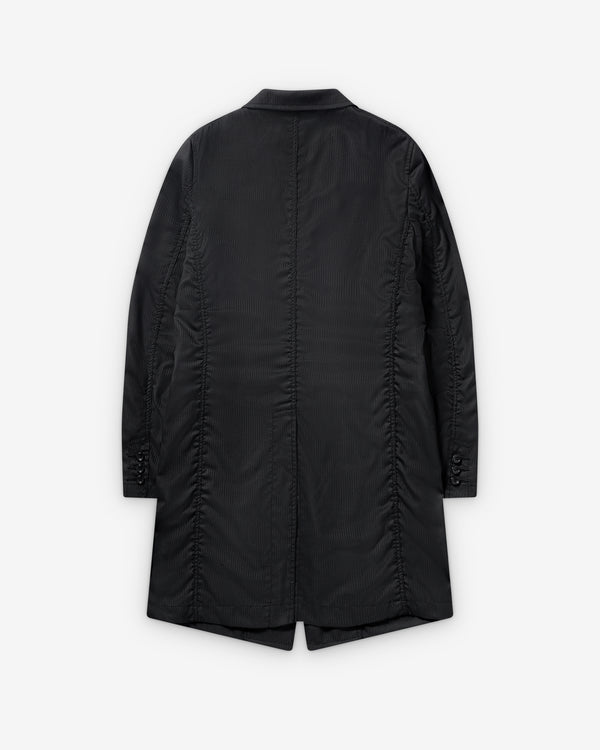 CDG Shirt - Men's Single Breasted Herringbone Jacket - (Black/Navy)