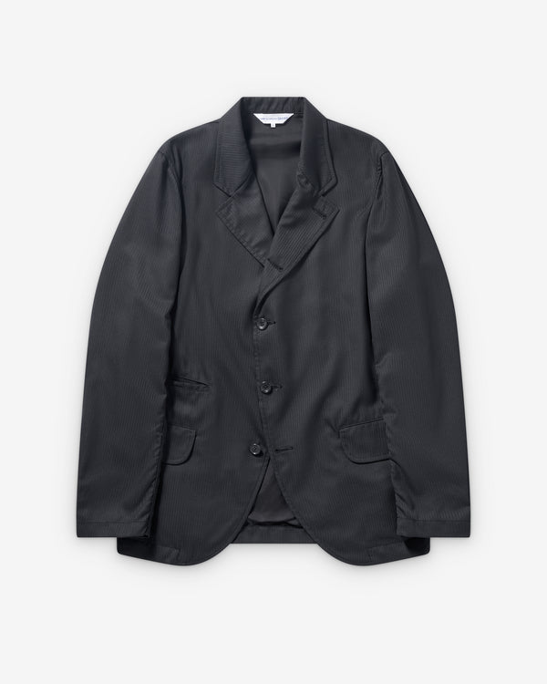 CDG Shirt - Men's Single Breasted Herringbone Blazer - (Black/Navy)