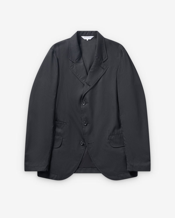 CDG Shirt - Men's Single Breasted Herringbone Blazer - (Black/Navy)