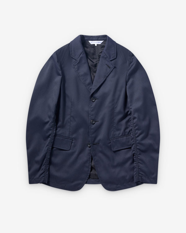 CDG Shirt - Men's Single Breasted Pinstripe Blazer - (Navy)