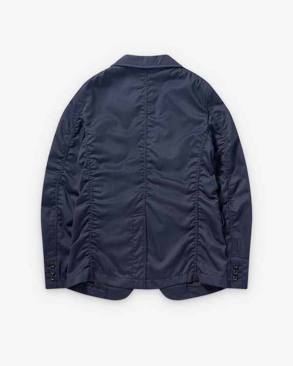 CDG Shirt - Men's Single Breasted Pinstripe Blazer - (Navy)