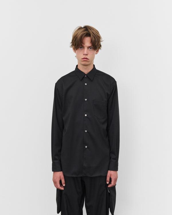 CDG Shirt - Men's Pinstripe Shirt - (Black)