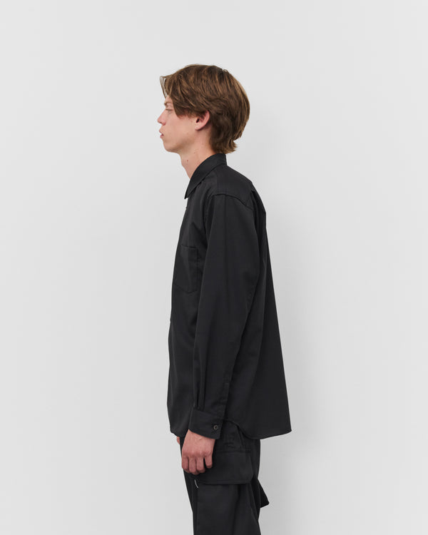 CDG Shirt - Men's Pinstripe Shirt - (Black)