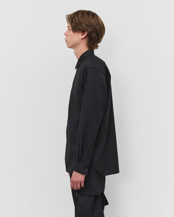 CDG Shirt - Men's Pinstripe Shirt - (Black)
