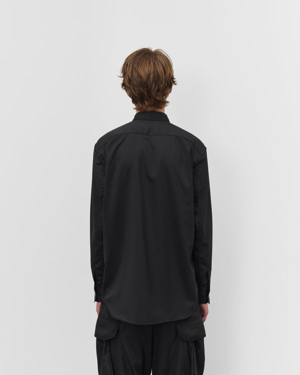 CDG Shirt - Men's Pinstripe Shirt - (Black)