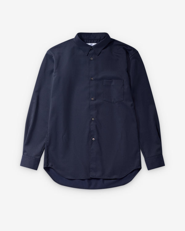 CDG Shirt - Men's Pinstripe Shirt - (Navy)