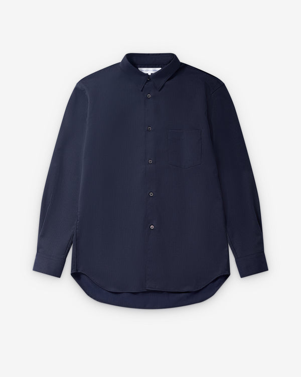 CDG Shirt - Men's Pinstripe Shirt - (Navy)