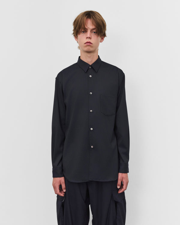 CDG Shirt - Men's Pinstripe Shirt - (Navy)