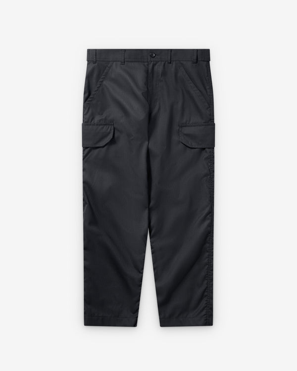 CDG Shirt - Men's Herringbone Cargo Trousers - (Black)