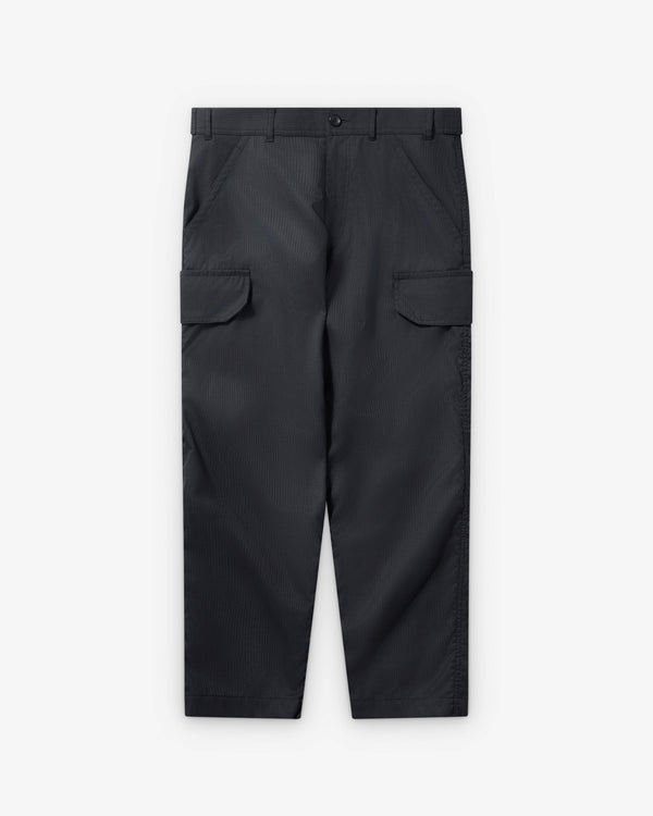 CDG Shirt - Men's Herringbone Cargo Trousers - (Black)