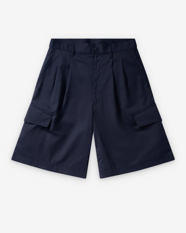 CDG Shirt - Men's Pinstripe Cargo Shorts - (Navy)