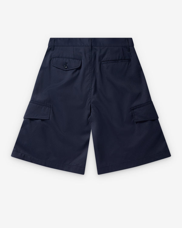 CDG Shirt - Men's Pinstripe Cargo Shorts - (Navy)