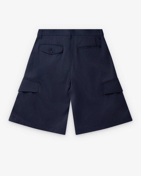 CDG Shirt - Men's Pinstripe Cargo Shorts - (Navy)