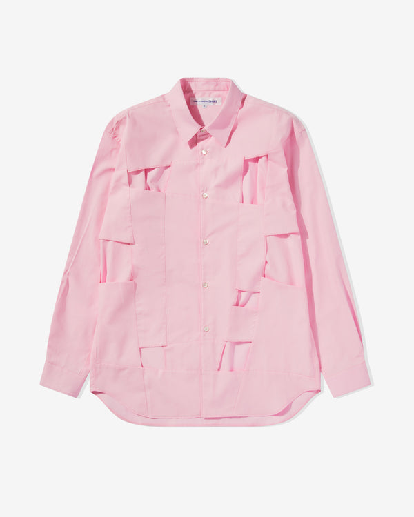 CDG Shirt - Men's Cut Out Shirt - (Pink)