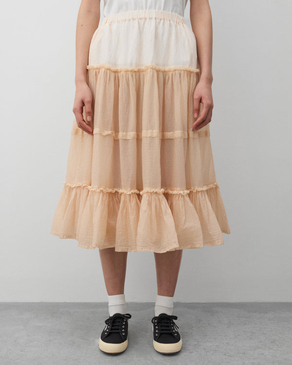 Tao - Women's Tiered Ruffle Skirt - (Pink)