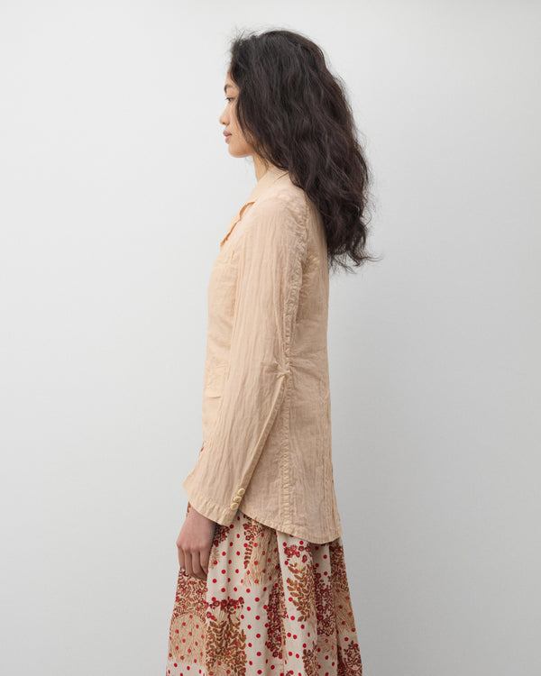 Tao - Women's Open Collar Blazer - (Pink)