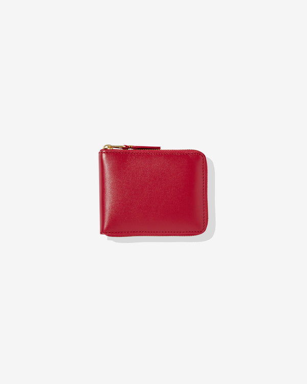 CDG Wallet - Classic Color Full Zip Around Wallet - (Red SA7100)