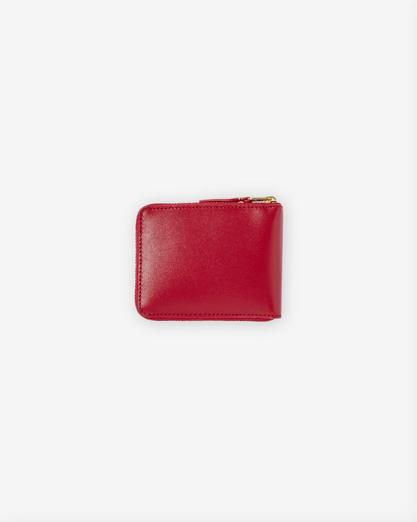 CDG Wallet - Classic Color Full Zip Around Wallet - (Red SA7100)