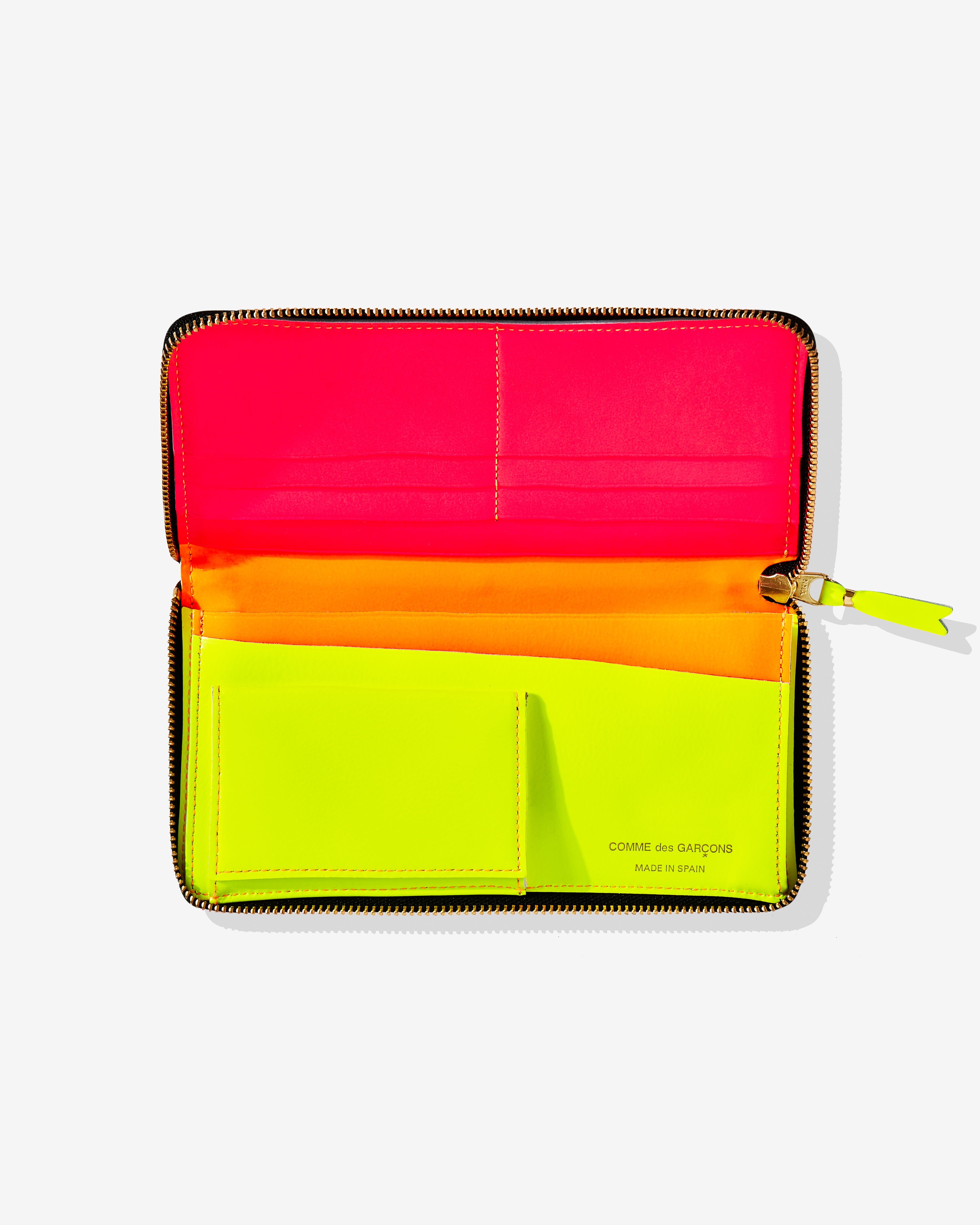 CDG Wallet: Super Fluo Wallet (Orange SA0110SF) | DSMNY E-SHOP