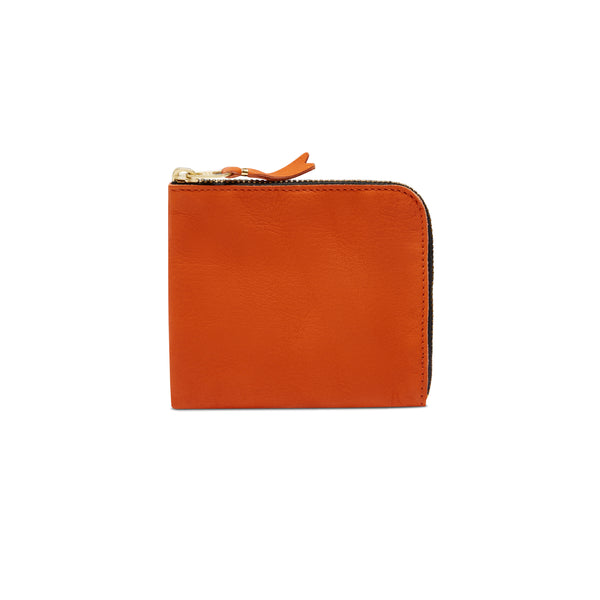 CDG Wallet - Washed Zip Around Wallet - (Burnt Orange)