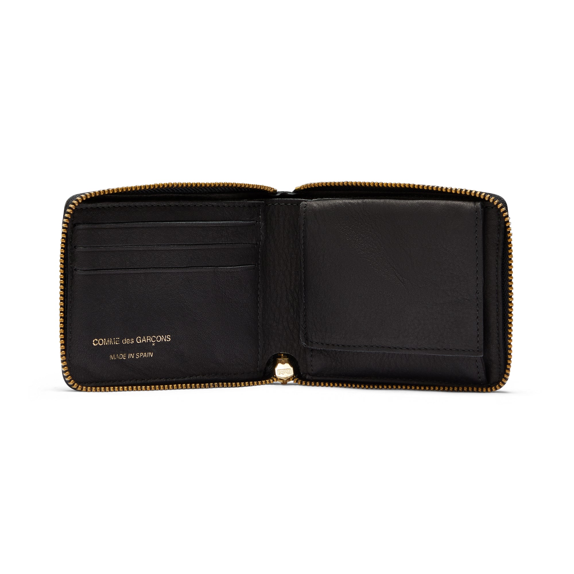 CDG Wallet - Washed Full Zip Around Wallet - (Black) 7100 – DSMNY E-SHOP