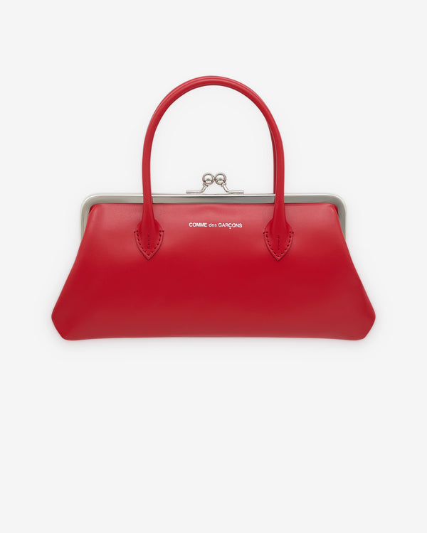 CDG Wallet - Large Wallet With Clasp Handles - (Red SA0303CH)