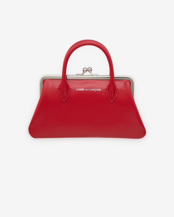 CDG Wallet - Medium Wallet With Clasp Handles - (Red SA0302CH)