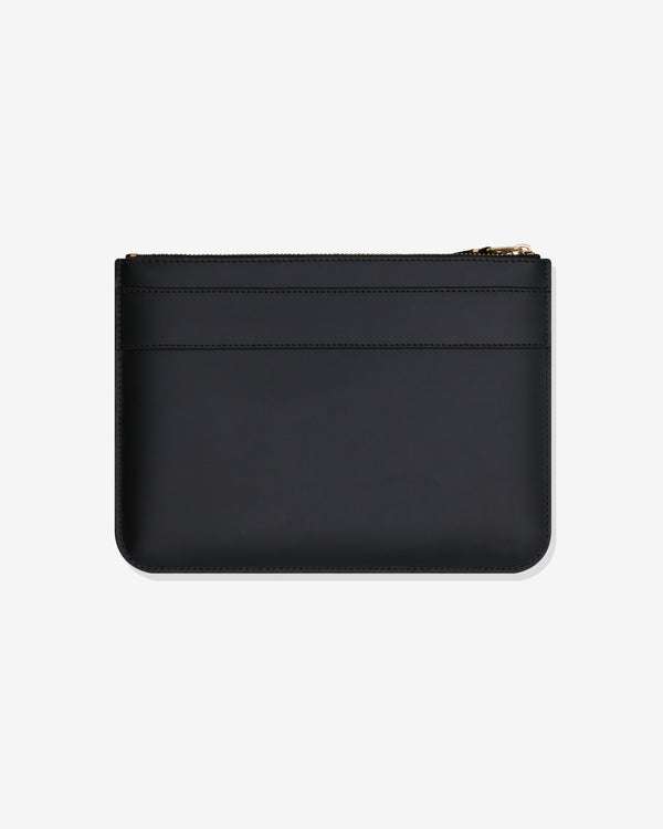 CDG Wallet - Big Bow Zip Pouch - (Black SA5100BB)