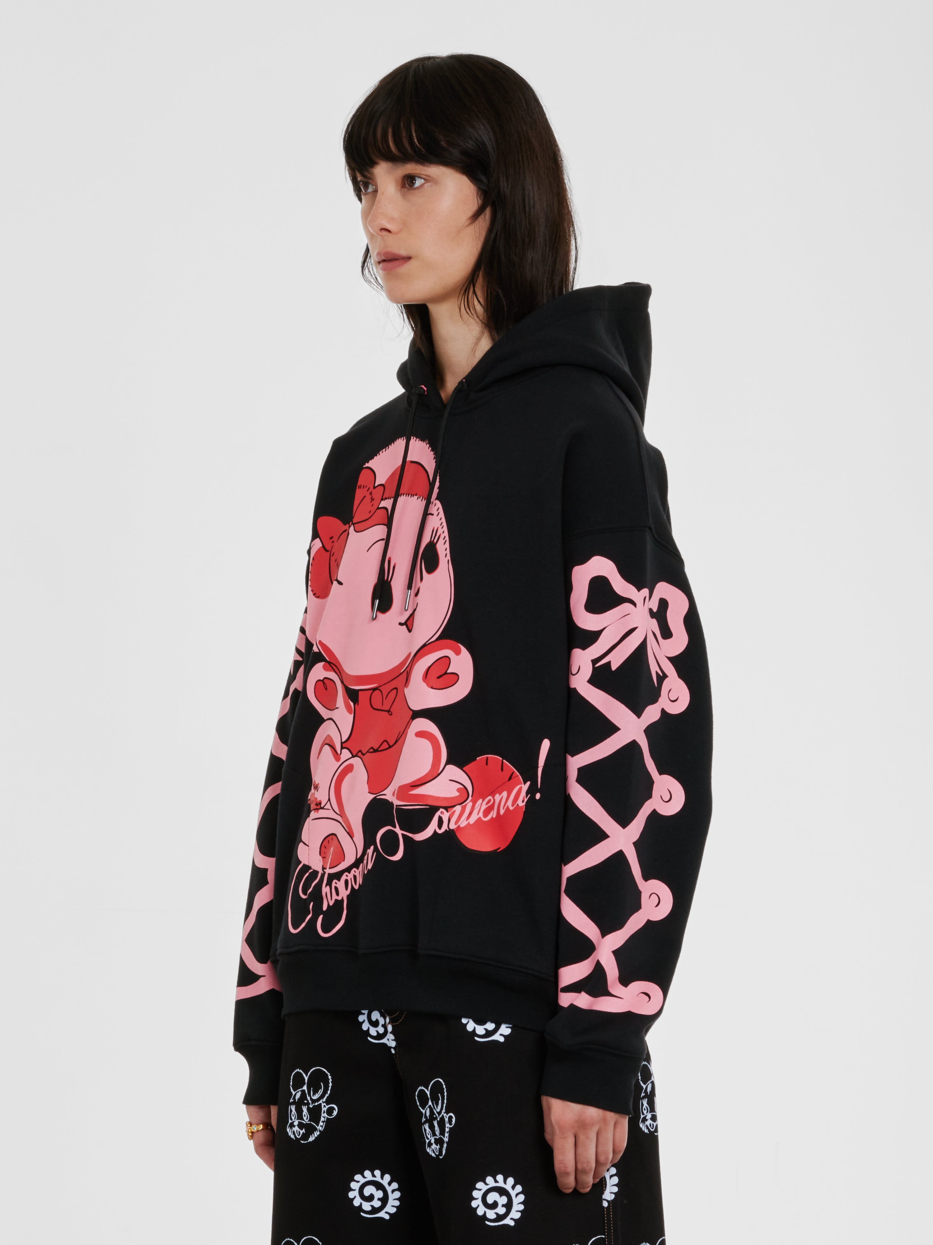 Chopova Lowena - Women's Teddy Bear Hoodie - (Black) – DSMNY E-SHOP