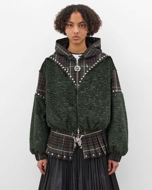 Chopova Lowena - Women's Longhorn Bomber Jacket - (Green/Multi)