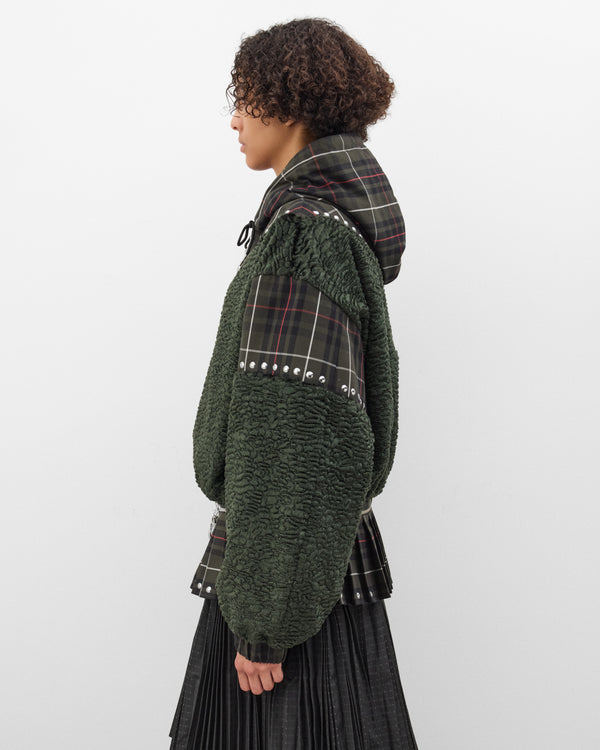 Chopova Lowena - Women's Longhorn Bomber Jacket - (Green/Multi)
