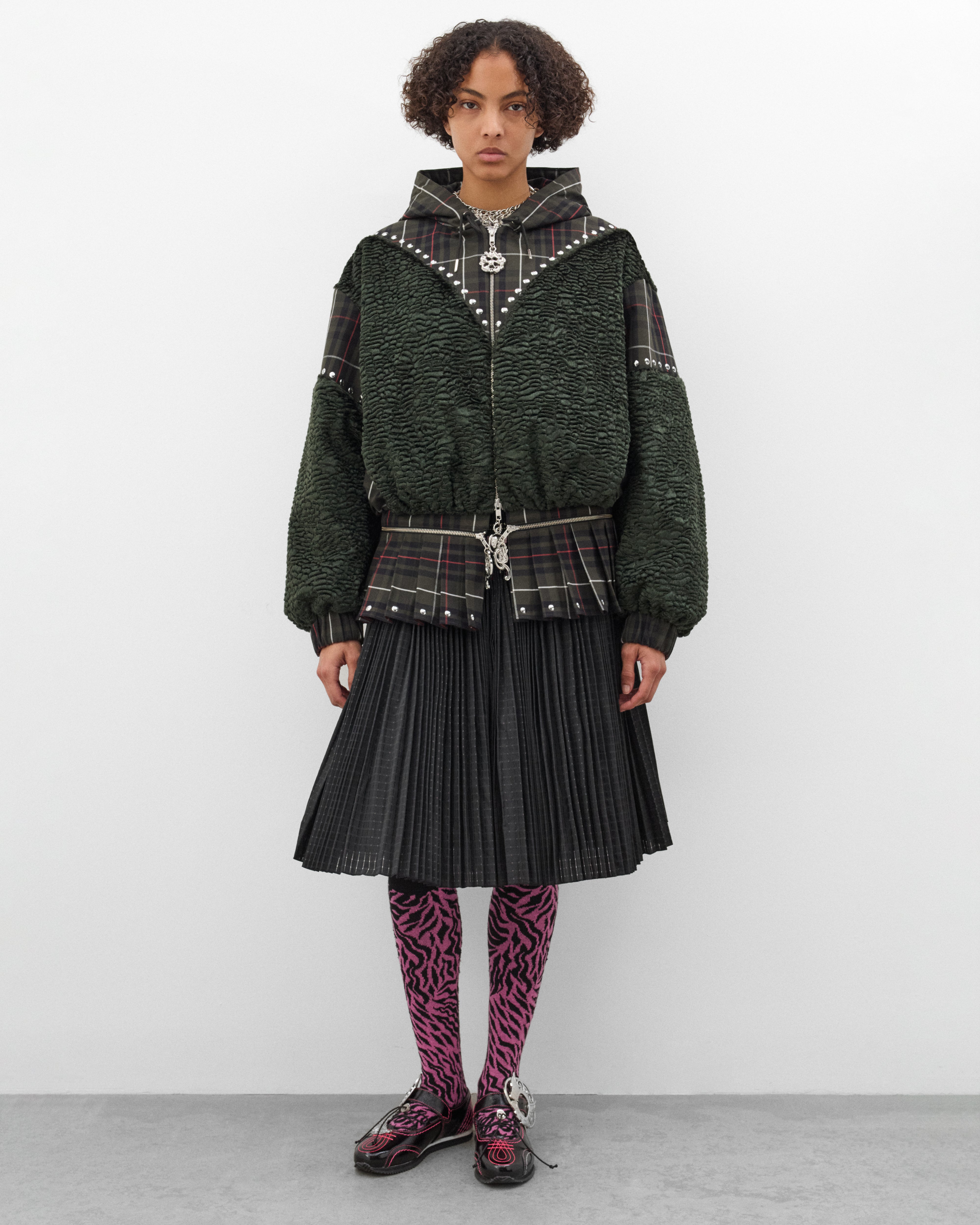 chopova lowena カエルトップス Chopova Lowena: Women's Longhorn Bomber Jacket (Green/Multi
