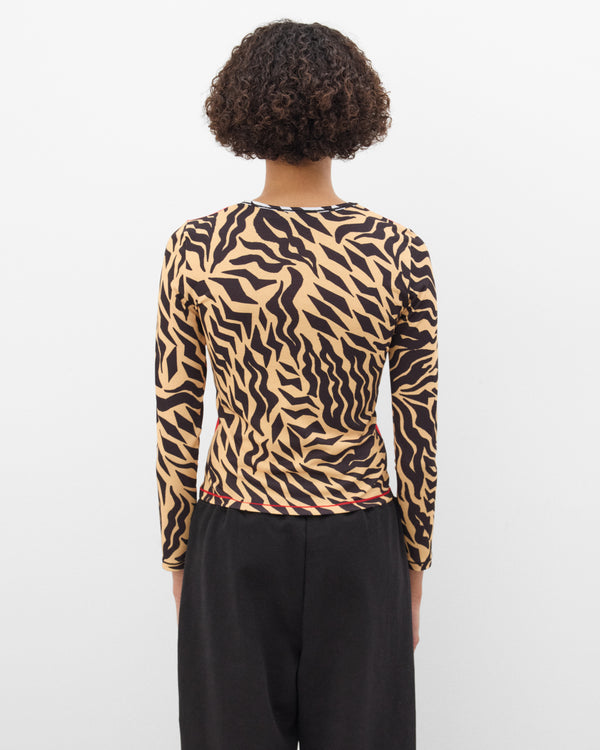 Chopova Lowena - Women's Cutty Sark Cats Fitted Jersey Top - (Multi)