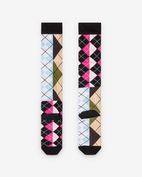 Chopova Lowena - Women's Long Argyle Bamboo Socks - (Multi)