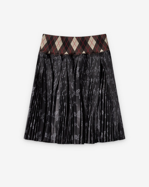 Chopova Lowena - Women's Crescent Pleated Knee Skirt - (Black)