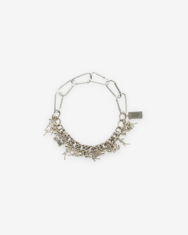 Chopova Lowena - Women's Sports Fan Carabiner Necklace - (Silver)