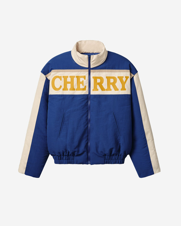 Cherry Los Angeles - Wrangler Men's Pit Crew Puffer Jacket - (Royal Blue)