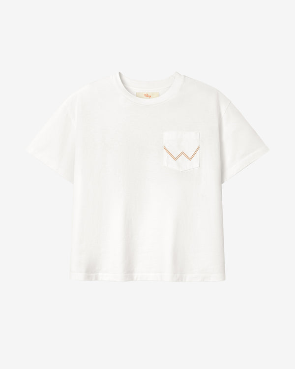 Cherry Los Angeles - Wrangler Men's Horsepower Pocket T-Shirt - (Cream)