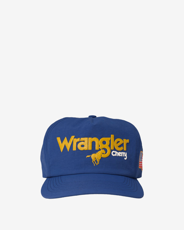 Cherry Los Angeles - Wrangler Men's Nylon 5 Panel Hat - (Royal Blue)