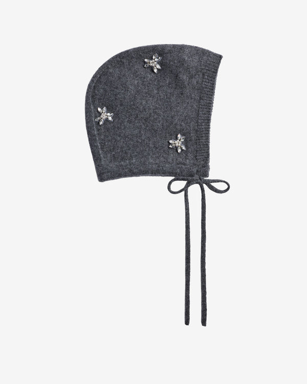 Simone Rocha - Women's Cashmere Bonnet - (Grey/Pearl)