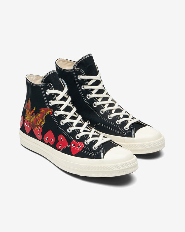 Play Converse X Future - Multi Red Heart Chuck Taylor All Star '70 High Sneakers  - (Black)
