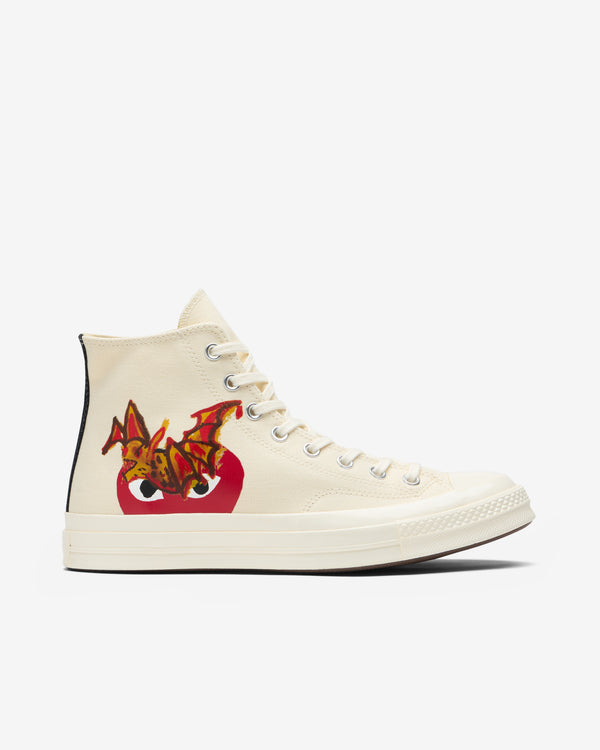 Play Converse X Future - Red Heart Chuck Taylor All Star ’70 High Sneakers  - (White)