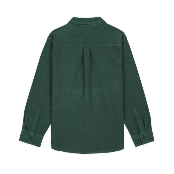 Brain Dead - Men's CPO French Terry Sateen Shirt - (Sage)