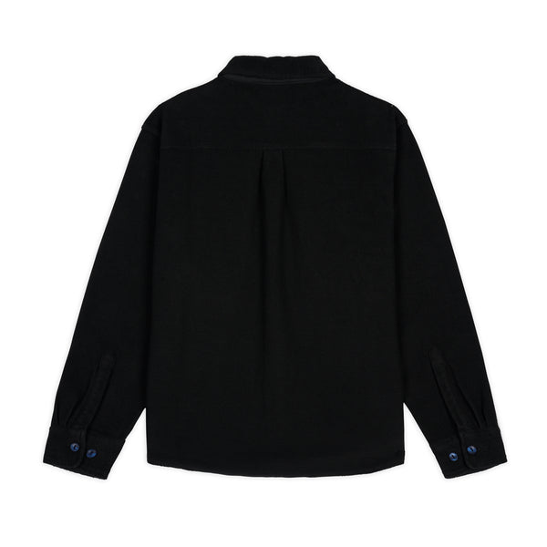 Brain Dead - Men's CPO French Terry Sateen Shirt - (Washed Black)