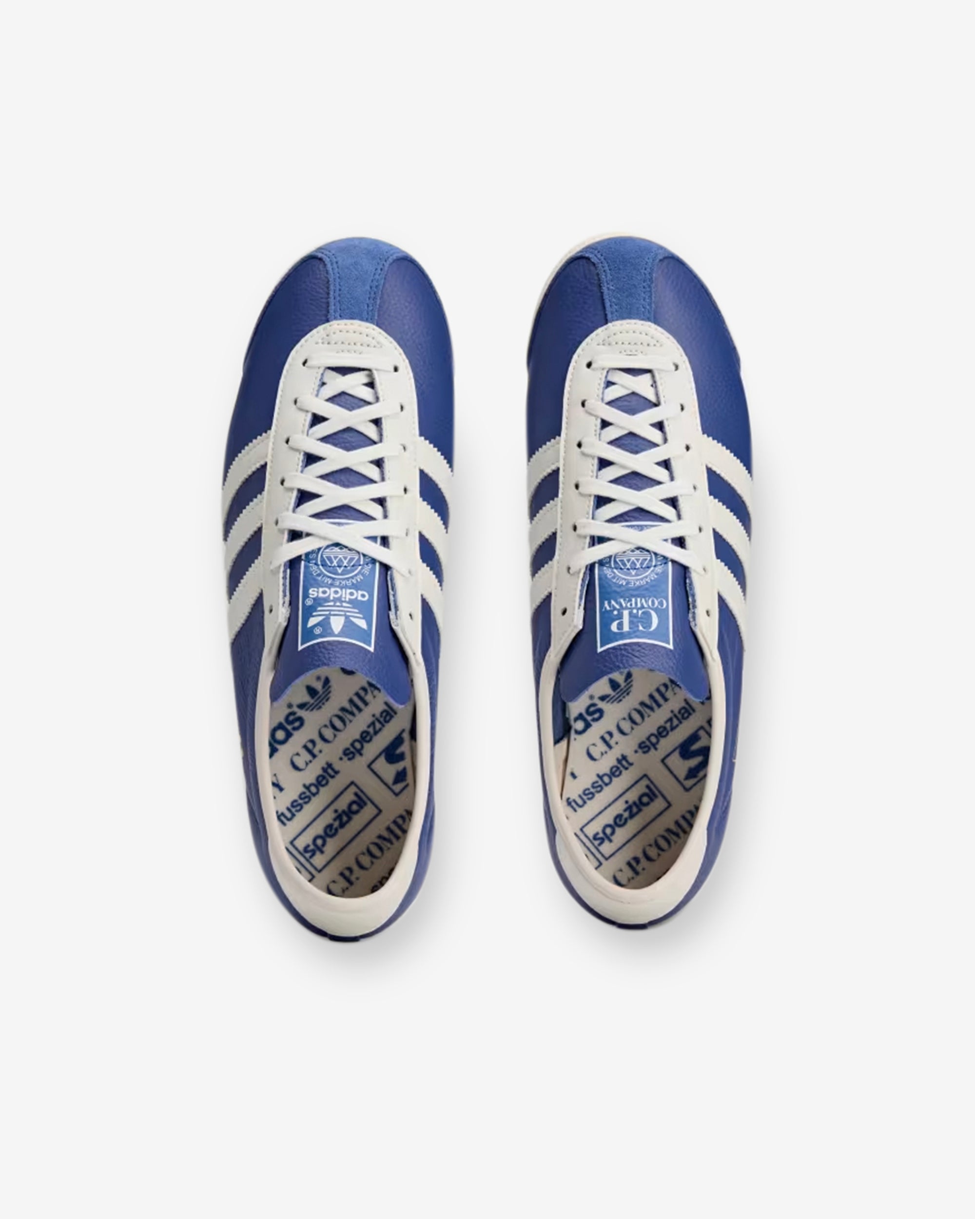 Adidas - C.P. Company Men's Italia SPZL Sneakers - (Royal Blue/White) view 5, Click to Zoom in