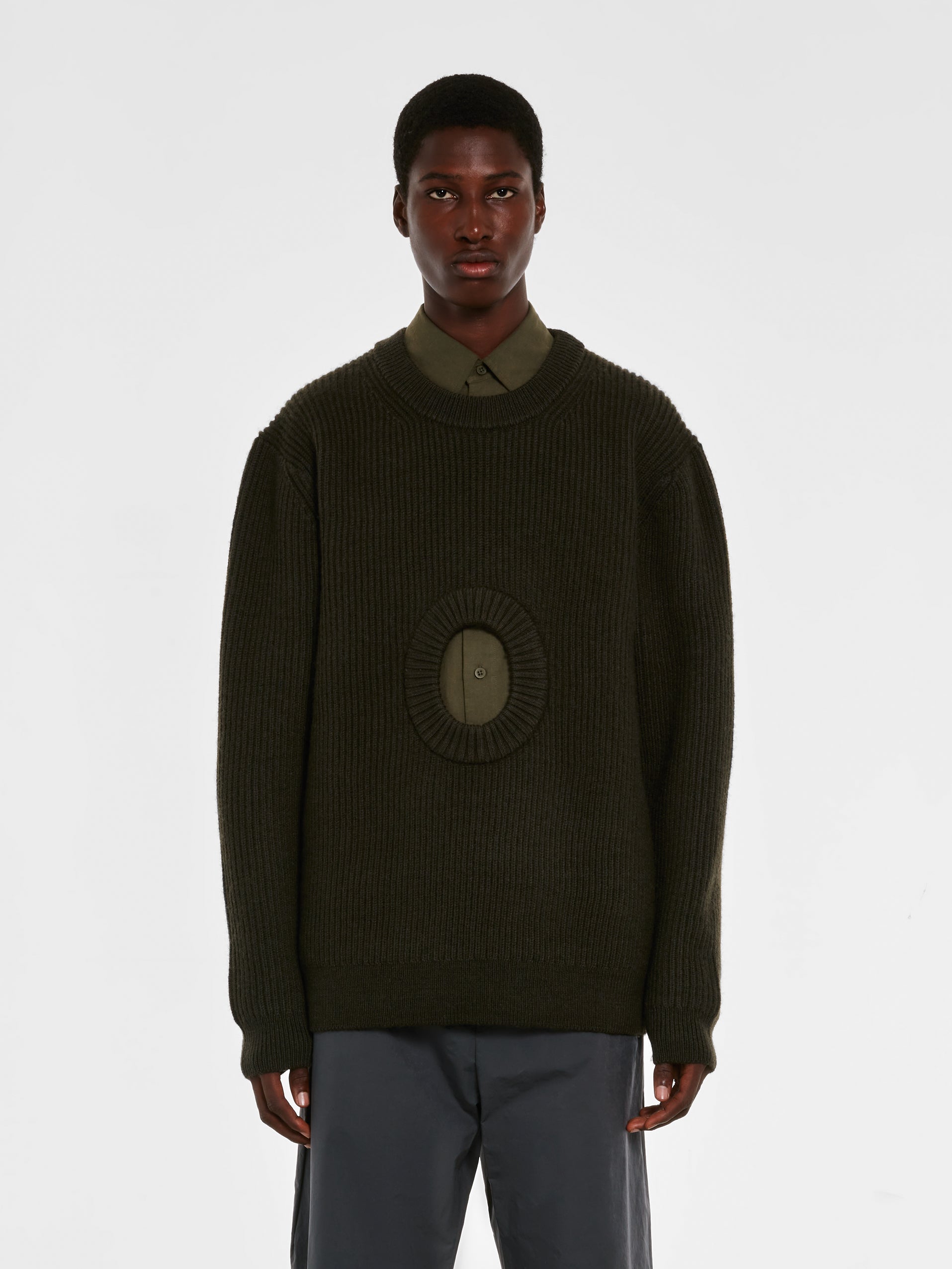 Craig Green - Men's Hole Sweater - (Olive)