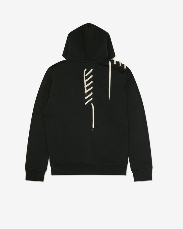 Craig Green - Men's Laced Hoodie - (Black Cream)
