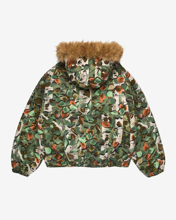 Denim Tears - Men's Hooded Work Jacket - (Green / Camo)