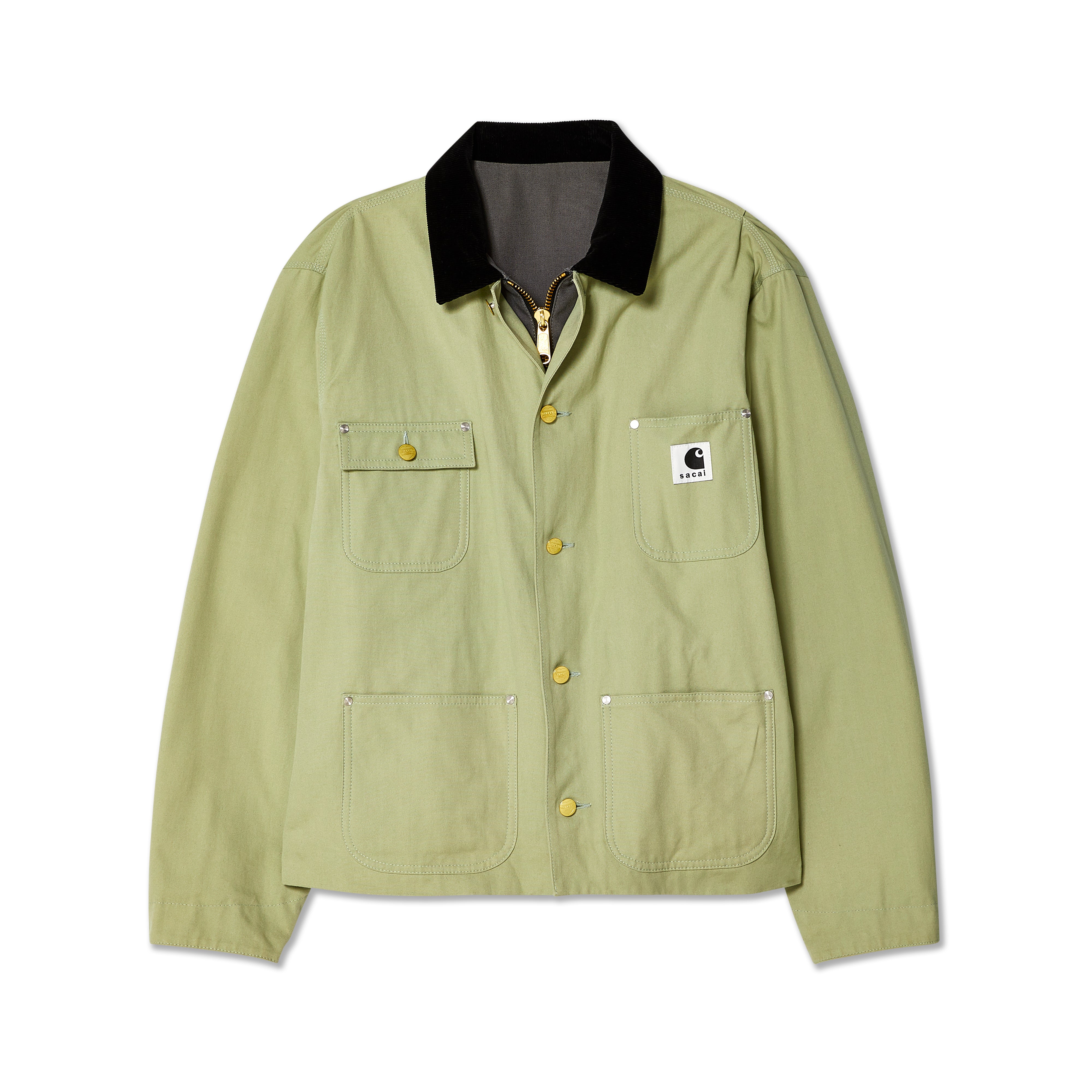 sacai - Carhartt WIP Men's Reversible Jacket - (Grey/Green)
